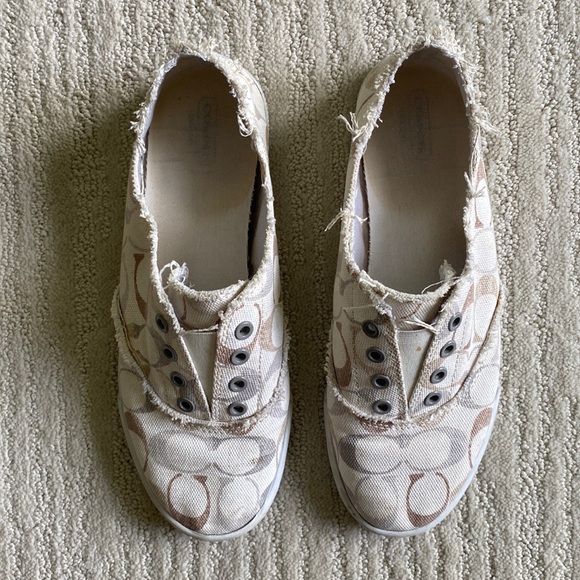 Coach Katie Slip On Signature Sneakers - Picture 2 of 11